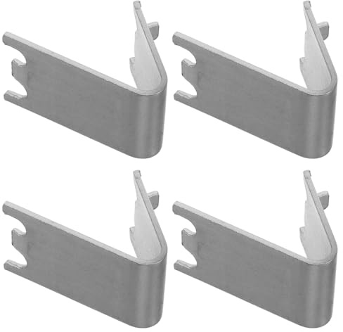 NOLITOY 4pcs Refrigerator Shelf Clips Fridge Freezer Shelf Support Brackets Replacement for Stable and Secure