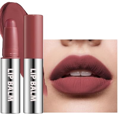 Crayon Rouge a Levre Longue Tenue, Lipstick avec Fini Mat Velours, Haute Pigmentation Rouge à Lèvres Waterproof Sans Transfert, Texture Crémeuse et Confortable, Maquillage pour Femmes-04 Burgundy