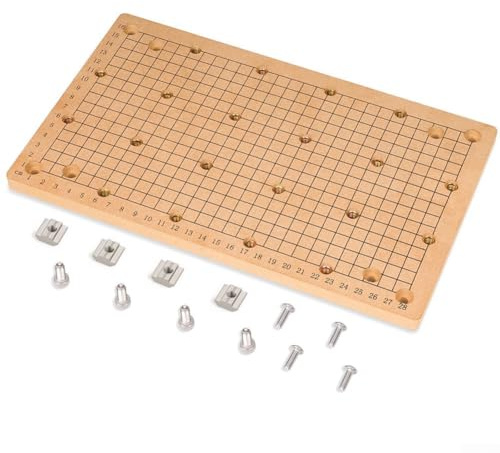 Panneau en MDF CNC 30 x 18 x 1,2 cm pour machine à routeur CNC 3018, surfaces de travail sacrificielles pour un matériau sûr, établi en MDF fiable pour projets de gravure