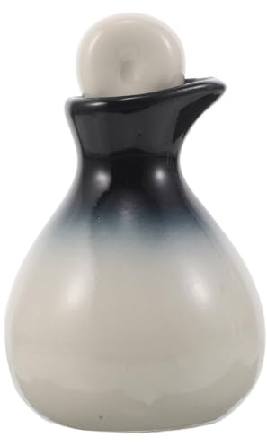Luxshiny Flacons en Céramique pour Huiles Essentielles et Parfums, Flacon Compte-gouttes Précis, Pot Décoratif Bleu, Kit 6 Pièces, Diffuseur D'aromathérapie Spa et Usage Domestique