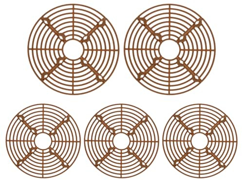 Cubierta para macetas, Proceso de configuración sin Esfuerzo, ABS, Rejilla, Protector de Plantas, Apoyo a la Salud de Las raíces, para Musgo, Gatito, Ardilla