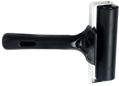 LALAFINA Rullo per Inchiostro in Plastica 15 Cm Manico Comodo e Struttura Resistente, Facile da Usare per Stampa Artistica e Decorativa