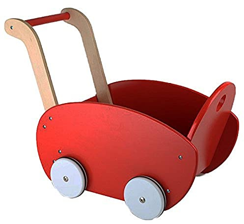 small foot 10025 Puppenwagen, rot