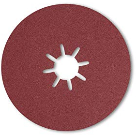 25x STARCKE Fiberscheibe Schleifscheiben 541W 125 mm 8 Schlitze Korn Körnung 16