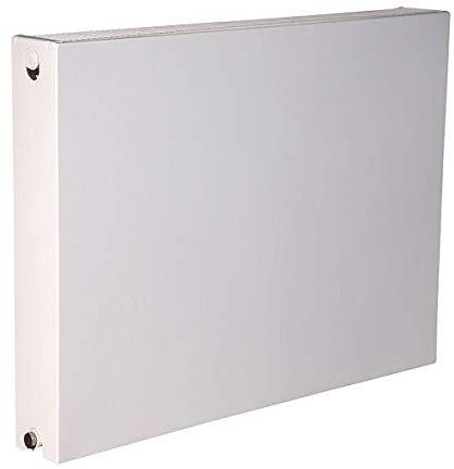 Universal-Planheizkörper 22/600/800-6 Anschlüsse: 2x recht ½“IG, 2x links ½“IG, 1x Doppelanschluss (2x ½“IG) Unterseite ein - Verkehrsweiß (RAL 9016)