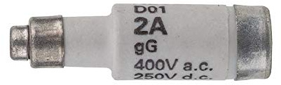 WITTKOWARE Schmelz-Sicherungseinsätze, D01, 10A, gG, 10er-Pack