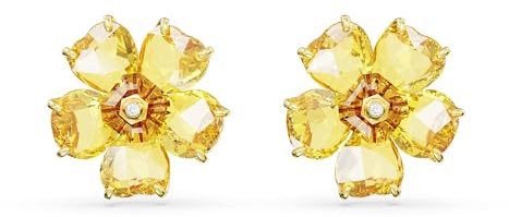 Swarovski Florere kollektion, En storlek, Kristaller, guldtonad pläterad, zirkon, Kristaller