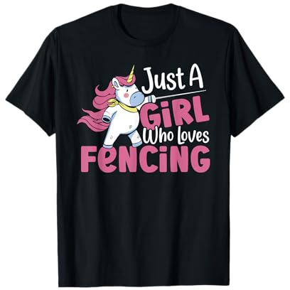 Traje de esgrima para mujer, Just A Girl Who Loves Fencing Camiseta