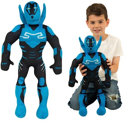 WB Blue Beetle Movie DC Comics Kids Bedding Super Soft Plush Cuddle Pillow Buddy, One Size, (Official Licensed Product)