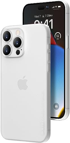 memumi Ultra Sottile Custodia per iPhone 15 Pro, 0.3mm Super Light Matte Hard Cover Posteriore per iPhone 15 Pro Sottile, Cassa del Telefono Minimalista Progettato