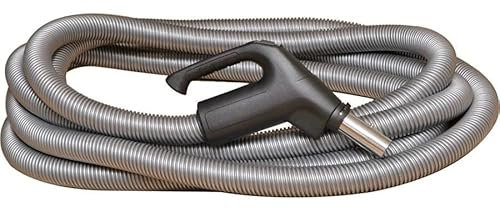 Tubo ELEKTROCOMFORT 7,5 m lungo per un aspirapolvere centrale – Compatibile con i modelli Beam, Cyclovac, Crossvac, Duovac, Husky, Vacuflo, VacuMaid – Con interruttore ON/OFF (12 m)