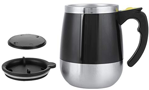 DADEA Tasse de Mélange Automatique en Acier Inoxydable, Tasse de Mélange électrique Portable, Tasse Auto-mélangeuse Facile à Nettoyer, Tasse de Mélange de Café Pratique, Tasse Auto-mélangeuse, Tasse A