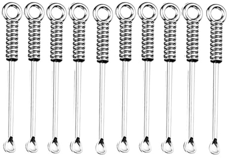 10 Pieces Stainless Steel Mini Spoon Micro Measuring Spoon Set for Salts, Spice, Kitchen Spoons, Silver