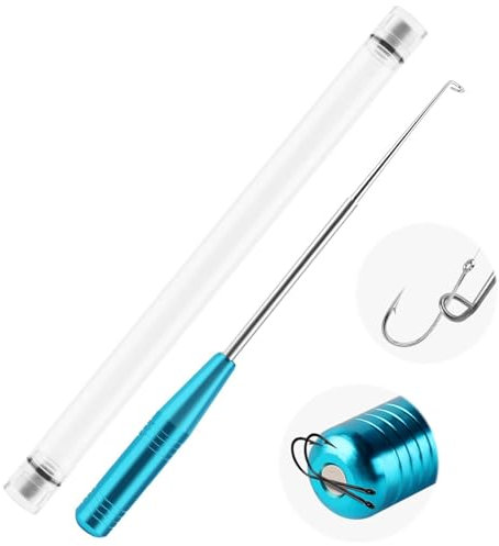 YiJiuBa Hakenlöser Angeln, Angelhaken Entferner Edelstahl Hakenlöser Angeln, Tragbarer Angelhaken Schnellentfernermit Magnete Fur Kleine Und Große Angelhaken