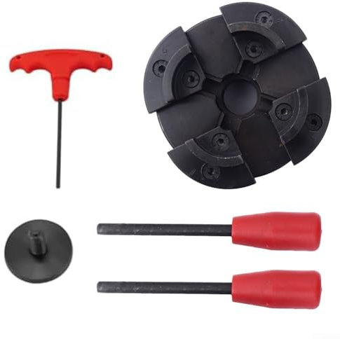 Drechselbank Holzdrechselbank Zubehör 4-Backen Selbstzentrierendes Bohrfutter 10cm Multifunktional Selbstzentrierendes Bohrfutter (M33 x 3,5mm)