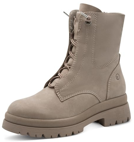 Tamaris dam spetsbåt platt 1–25253–45 stövletter, taupe, 39 EU, toupe, 39 EU