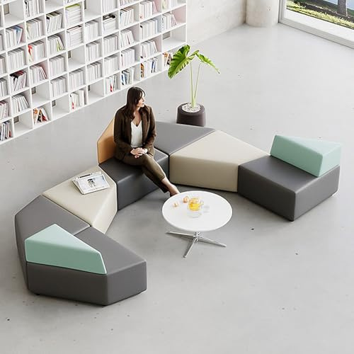 KIBONCY Minimalistische Sofagarnitur for Bürobesprechungen und geschäftliche Erholung in Früherziehungszentren(E)