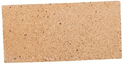 SWOOMEY Bloque Aislante Ignífugo para Estufa de Leña y Chimenea, Ladrillo Refractario de Arcilla Resistencia al Desgaste para Hornos y Barbacoas, Pieza de 230X114X20 MM