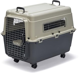 Karlie Transportbur, Svart, Vit, L (81 x 56 x 59 cm)
