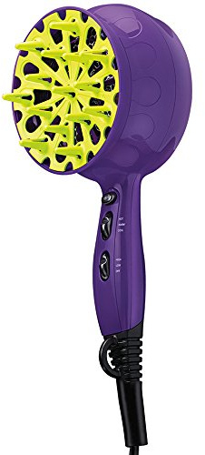 Bed Head Curls-in-Check 1875W Hair Diffuser Dryer | Great for Curly Hair, Reduce Frizz & Static | Diffuser Hair Dryer Enhances Natural Curl, Waves & Texture