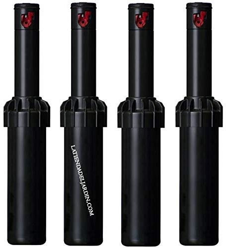 Suinga Pack 4 Sprinkler Bewässerungssprinkler Hunter PGJ-04 1/2, Reichweite 4,3 bis 11,6 m
