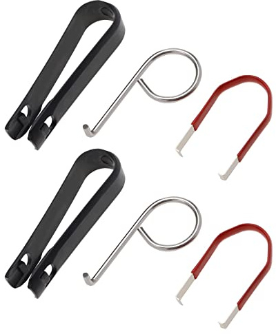 ECSiNG 6 Stück Radschrauben Kappe Abdeckung Entferner Werkzeug Set Universal Rad Lug Bolt Nut Cap Removal Tool Car Repair Parts and Accessories