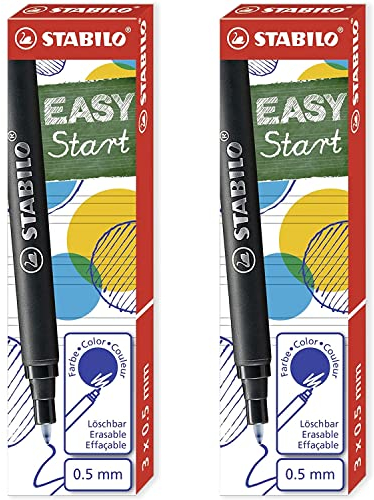 STABILO EASYoriginal Ersatzminen, blaue Tinte, 6 Stück