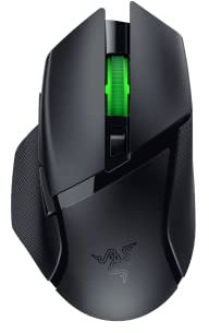 Razer Basilisk V3 X HyperSpeed Wireless Gaming Mouse: Bluetooth & HyperSpeed Wireless Compatible | 7 Programmable Buttons | 18000 DPI Optical Sensor - Matte Black - RZ01-04870100-R3A1