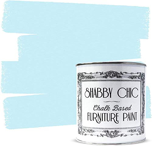 Shabby Chic Chalk Based Furniture Paint, Duck Egg - 100 ml | Distressed Matt Finish for Furniture, Home Decor or DIY Projects | Interior & Exterior | Non-Sand, Suitable for Wood, Plastic & Metal