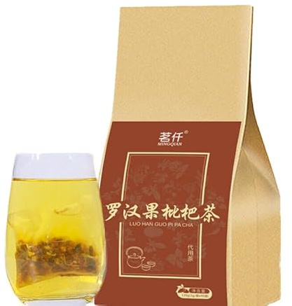 120g Hoja de Níspero con Frutas Té de Hierbas Perfumado Original de China - Té de Flores Orgánico Natural Sin Aditivos - Comida Verde