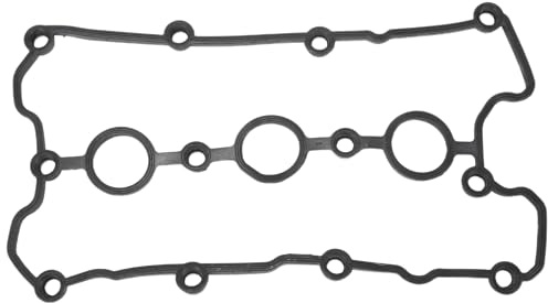 INFINAUTO Valve Cover Gasket, Cylinder Head Valve Seal Gasket No.06E103484N for A4 2009 for A5 2008-2010 Black, Rocker Cover Gasket 1 Pc
