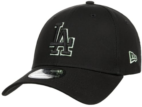 New Era Baseball Cap Team Outline 9Forty Los Angeles Dodgers Black Evergreen