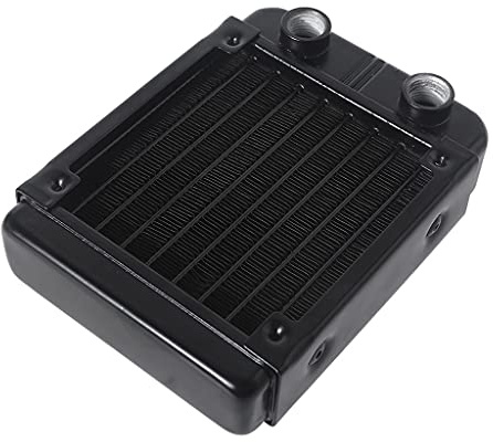 G1/4 Gewinde 90mm PC Wasser Wärmetauscher Computer Aluminium Wärme Kühler Kühlkörper Für Computer Wasser Kühlsystem