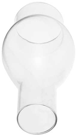 Garneck Öllampe Glas – Ersatzglas Für Petroleumlampe - Klarer Glaszylinder Ohne Boden - Ideal Für Kaminglas Und Öllampen Retro Stil Für Stilvolle Heimdekoration