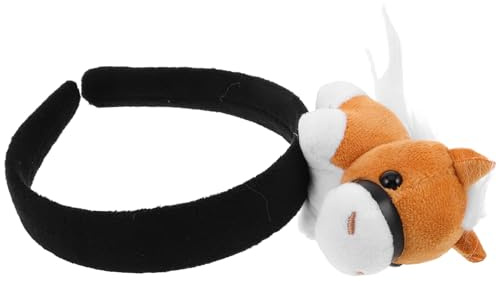 IWOWHERO Pferdehaar-stirnband für Damen Tierhaar-deko Haarband Cosplay-kopfschmuck Elastischer Rahmen Weicher Party-accessoire Festivität-haarband Auffälliger Pferde-stil