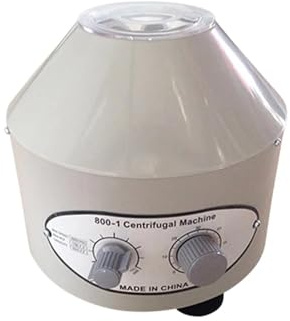Centrifuga da laboratorio 800-1 4000rpm Macchina for la separazione dei liquidi Isolamento del grasso PRP Siero 6 pezzi Provetta centrifuga 20 ml per laboratori, ricerca