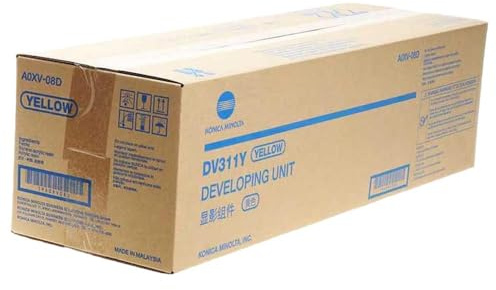 Konica Minolta A0XV08D - Developer DV-311Y | 115000 Pages | Yellow| Bizhub C220/280/360