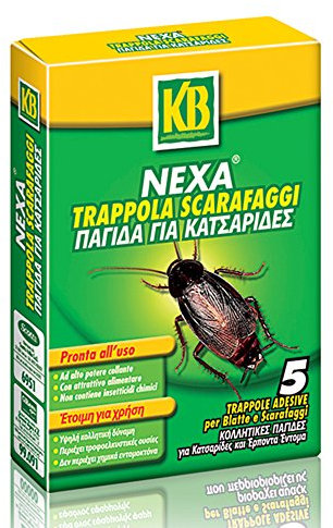 KB Nexa Trappole per Blatte e Scarafaggi X5