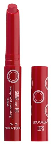 Impala - Rossetto Brooklin Shine On Me Colore Rosa Tenue Scuro Nº 03 | Idratante a Lunga Tenuta | Rossetto Lucido | Texture Morbida