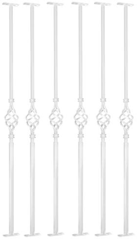 Avonstar Classics Range Adjustable Decorative Window Security Bars Pack of 6 British Made (White)