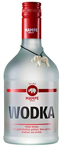 Mampe Wodka | Milder Weizenwodka - fünffach gefiltert | Berlins älteste Spirituosenmanufaktur – Tradition seit mehr als 160 Jahren | 1 x 0.7 Liter | 40% Vol.