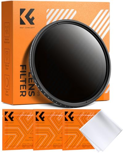 K&F CONCEPT ND Filter 43mm Variabler Graufilter ND2-400 (1-9 Blenden)
