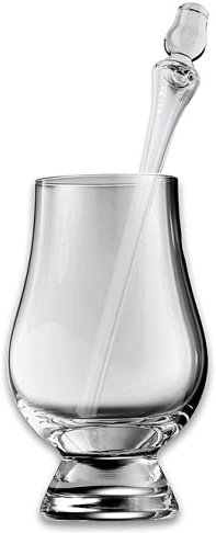 Glencairn Crystal Offizielles Whisky Tasting Glas und Pipette Wassertropfer-Set
