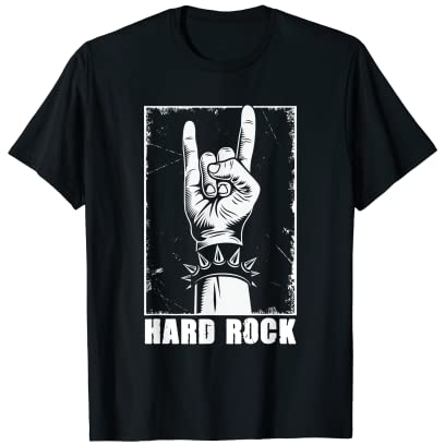 Hard Rock Fourchette à frites Heavy Metal Rock Musique Hardrock T-Shirt
