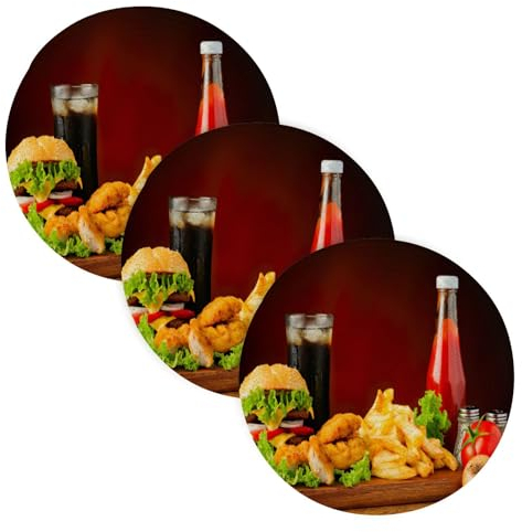 3 Pz Sottopentola Runner Da Tavolo per Piatti Caldi 15 Filo di Cotone Tessuto Pot Holder Set Holder per Crock Pot Home Decor Depositphotos Foto Stock Photo Menu Fast Food con Hamburger