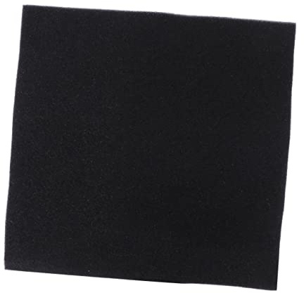 Angoily Biochemischer Filterschwamm für Aquarien 50 X 50 cm Schnittgröße Schwarz für Süßwasserfischtanks
