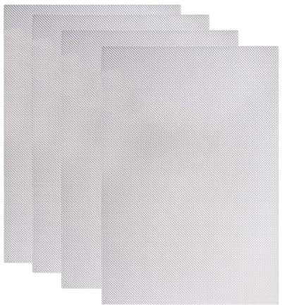 4 Stück 304 Drahtgeflecht Feinmaschig, 20 Mesh Metallgitter 21 X 30 cm, Edelstahl-Drahtgeflecht für Lüftungsgitter, Insektengitter, Filternetz, Mäusegitter