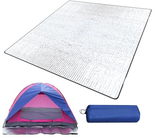 Camping-golvmatta | tältunderlag | skumfilt av aluminiumfolie | foliematta