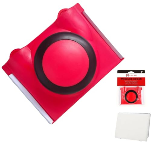 Farbkanten-Farbpad, Farbkantenwerkzeug Multifunktionales Farbkantenwerkzeug Kantenmalwerkzeug Mehrzweck-Farbkantenwerkzeug zum Einschneiden von Werkzeugen zum Malen zum Einschneiden von(Rot)