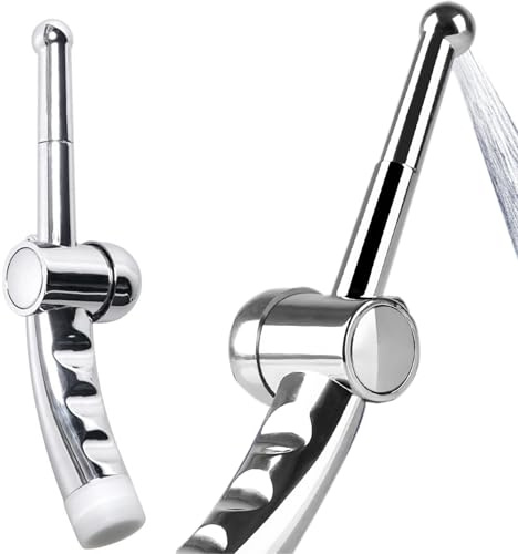 Bidet Handbrause Einstellbar, Handbrause für Bidet-Toilette, Duschkopf Bidet-Sprühgeräte, Duschsprüher, Hand Bidet Sprayer für Haustiere, Dusche, WC, Badezimmer
